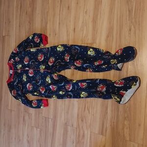 Kids 10/12 angry birds star wars one piece zip front pajama set
